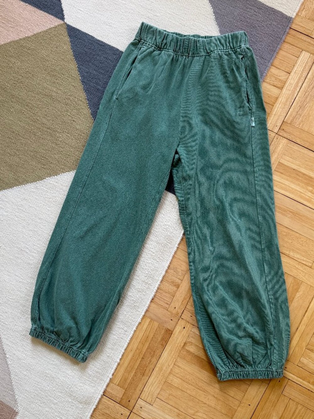Le Bon Shoppe Balloon Pants in Green 100% cotton - Size Small